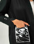POPLIN PRINTED POCKET OVERSHIRT